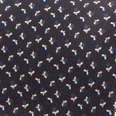 Grey Floral Macclesfield Silk Tie 3017 - Tie Doctor